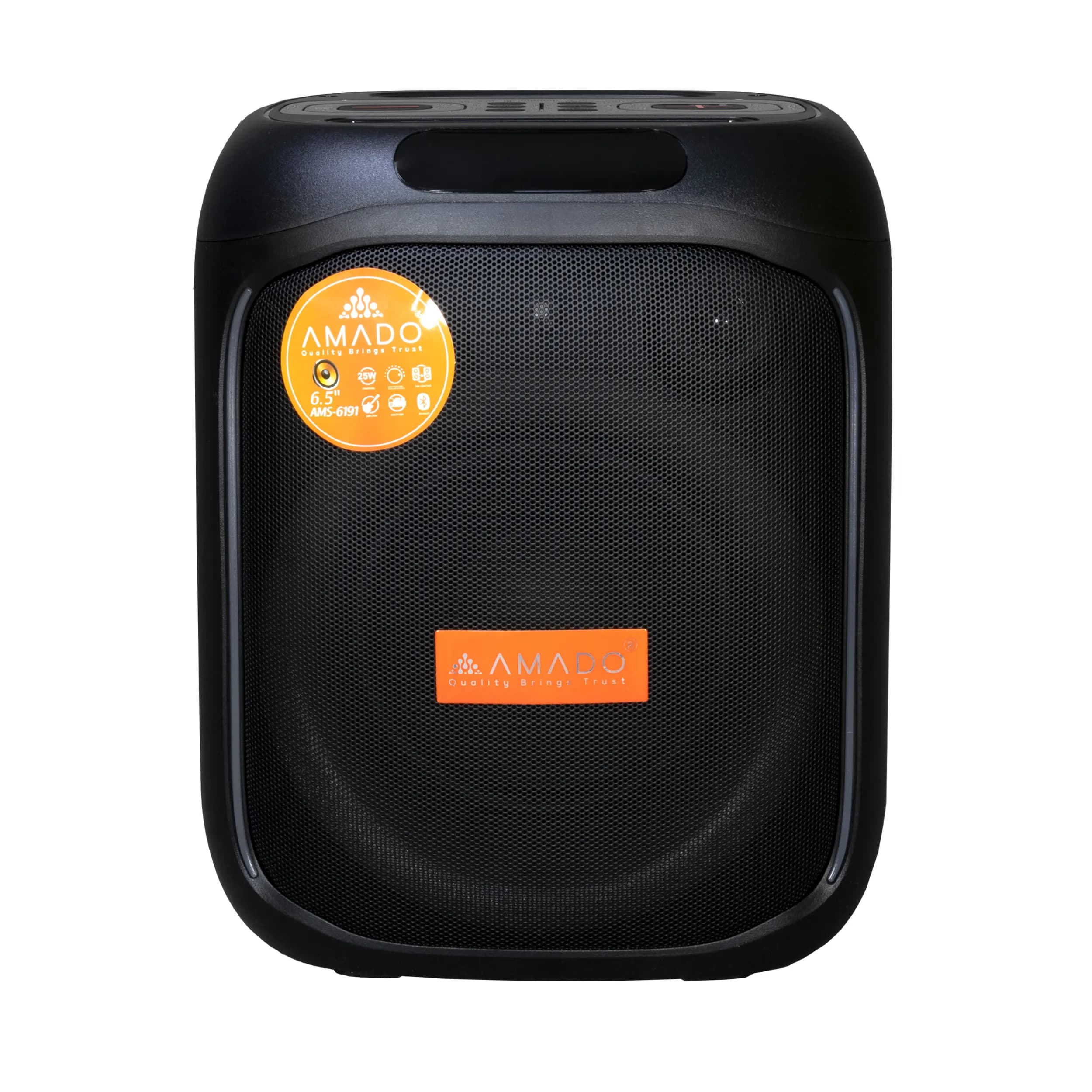اسپیکر بلوتوثی و پارتی باکس آمادو مدل AMADO AMS-6191 — تصویر ۳