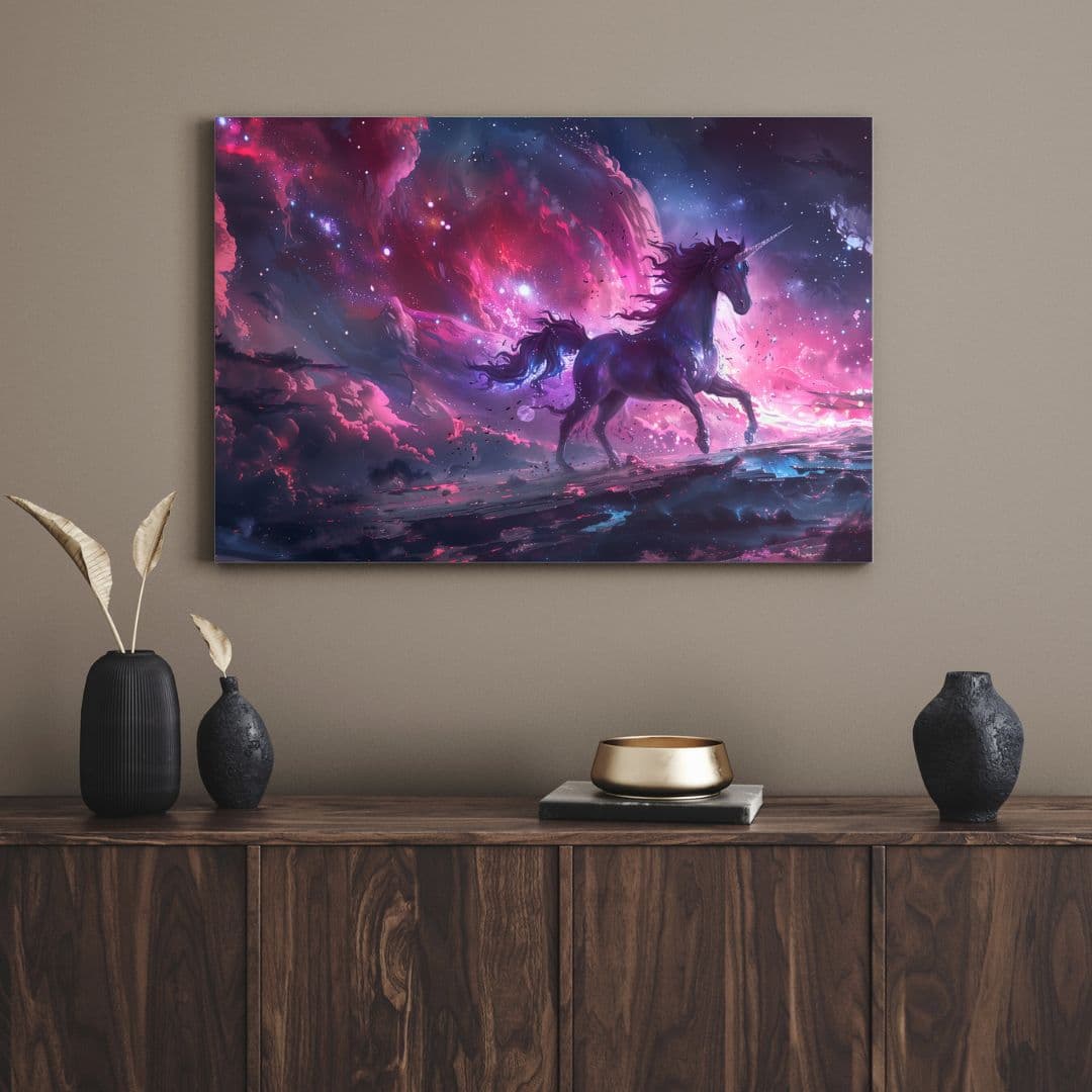 تابلو دکوراتیو فانتزی اسب شاخ دار unicorn — تصویر ۲