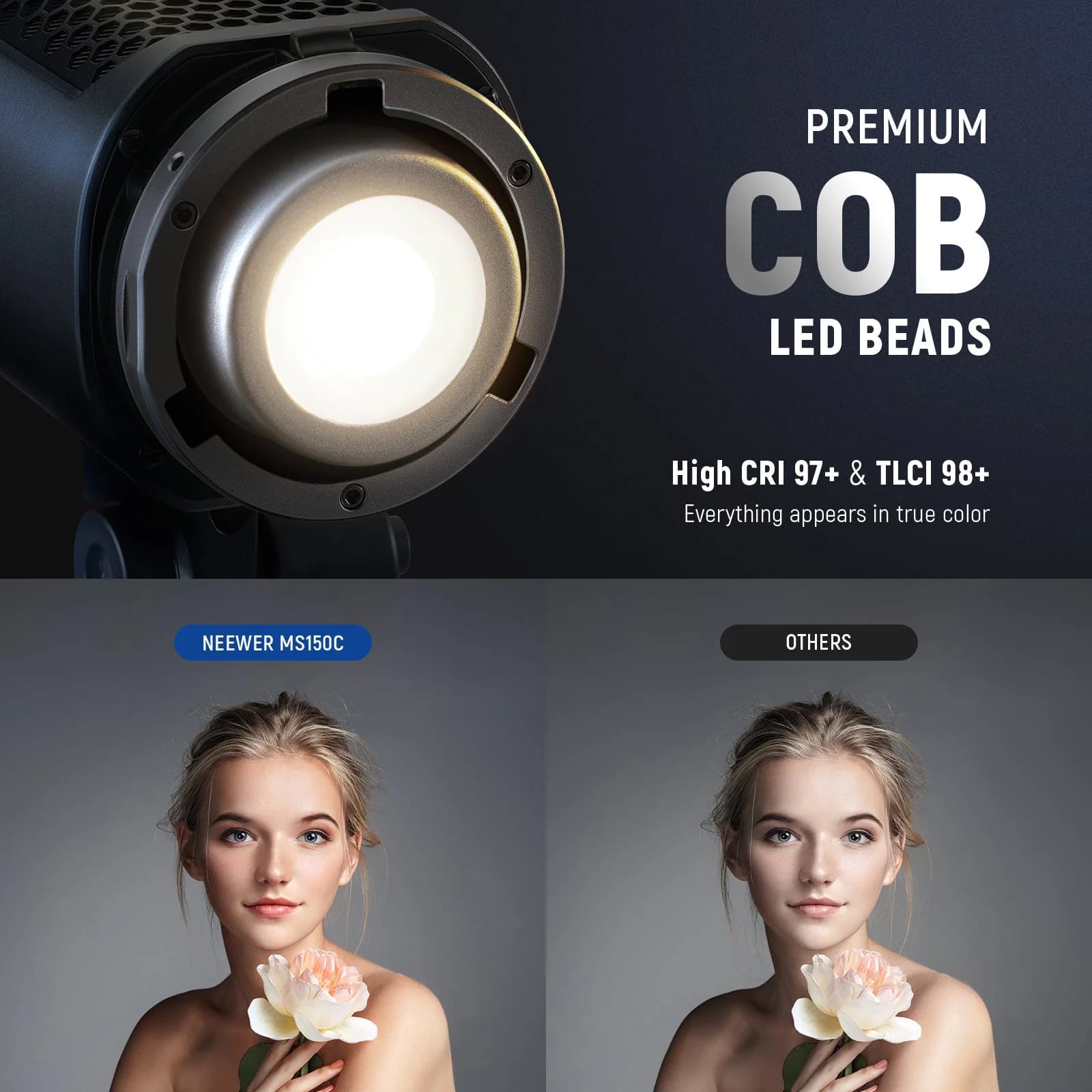 نور ویدئویی NEEWER RGB MS150C — تصویر ۴