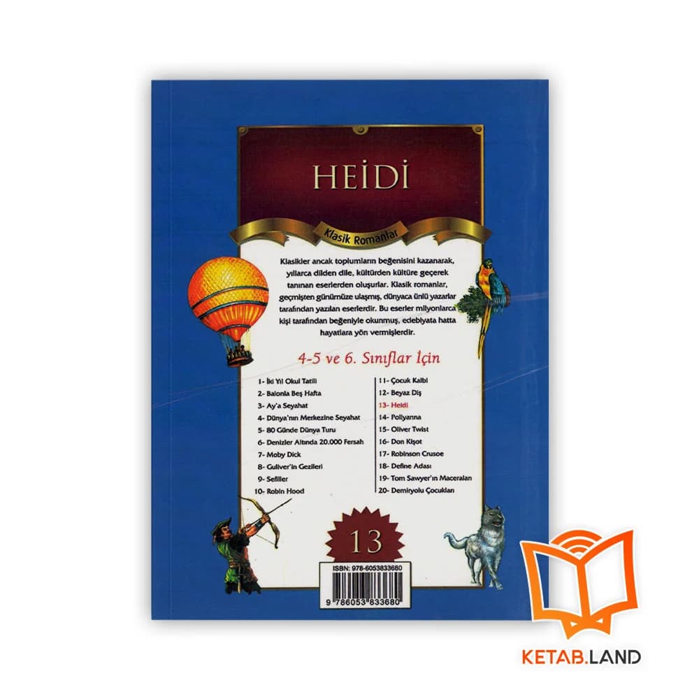 کتاب داستان ترکی Heidi — تصویر ۲