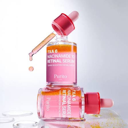 سرم ضد لک و جوانساز پیوریتو مدل TXA 6 Niacinamide 10 Retinal حجم 30 میلی لیتر مناسب انواع پوست — تصویر ۴
