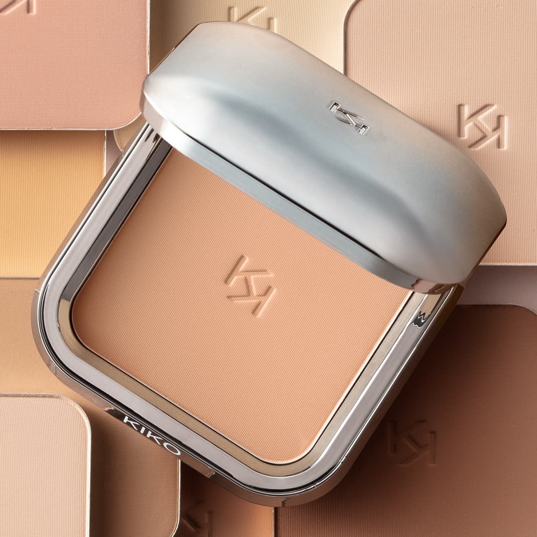 پنکک فشرده مات مدل مت فیوژن کیکو میلانو Matte fusion pressed powder Kiko Milano شماره 03 — تصویر ۶
