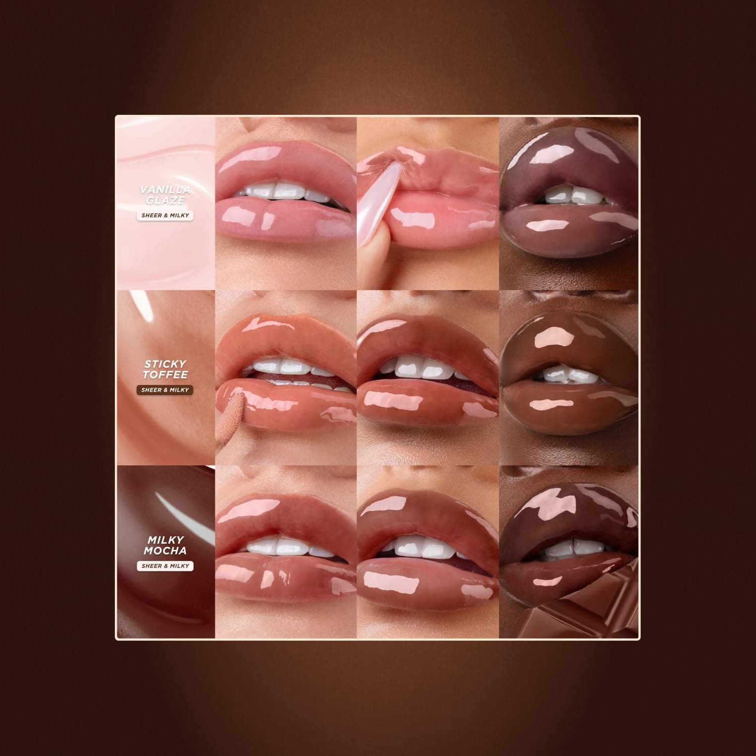 لیپ اویل گیسو با عصاره عسل-Honey Infused Lip Oil رنگ sticky toffee — تصویر ۸
