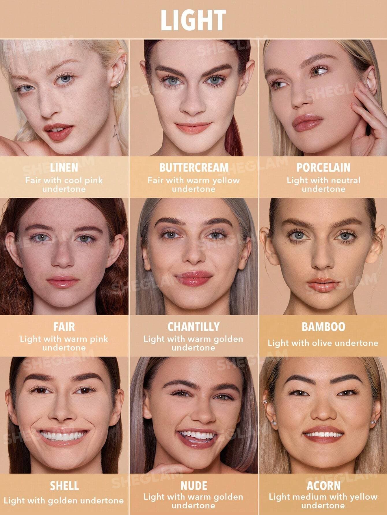 پنکیک شیگلم مدل SKIN FOCUS رنگ FAIR وزن 11 گرم SHEGLAM SKIN FOCUS HIGH COVERAGE POWDER FOUNDATION — تصویر ۳