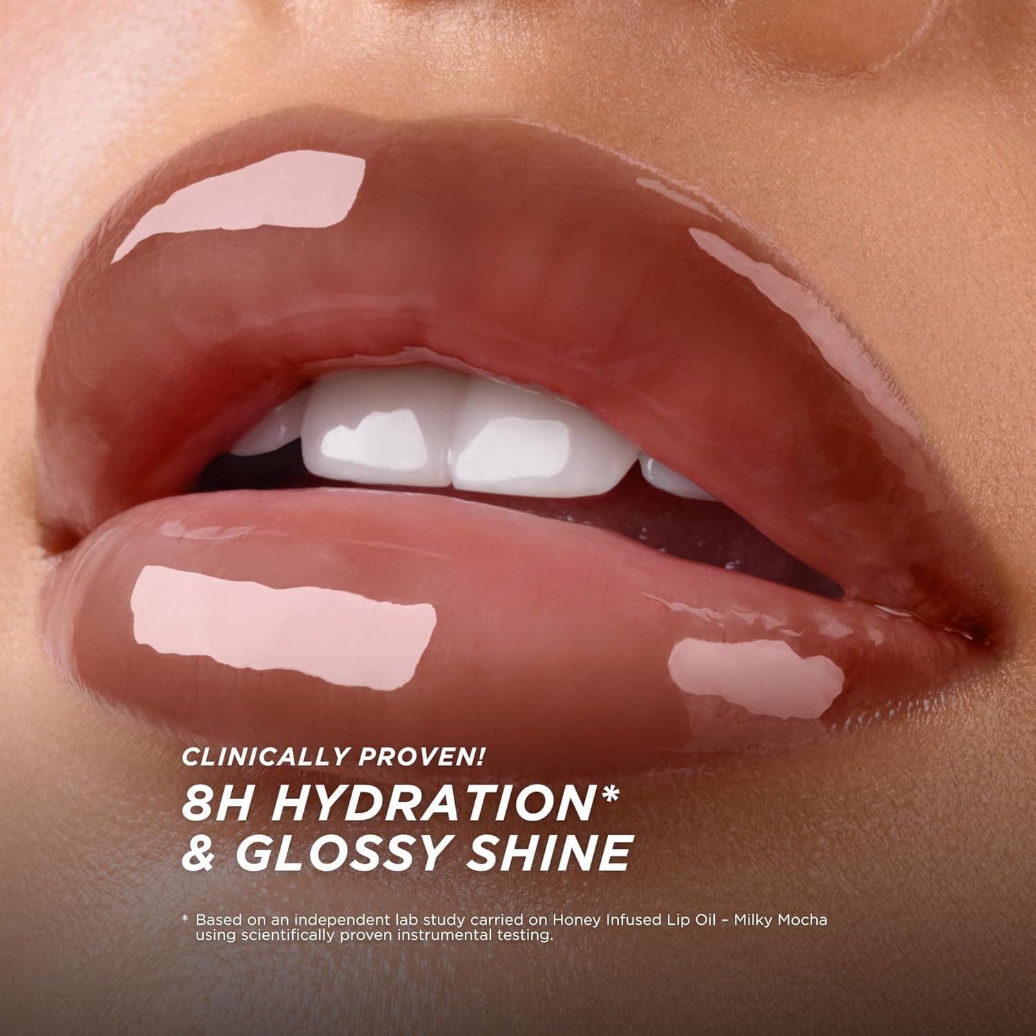 لیپ اویل گیسو با عصاره عسل-Honey Infused Lip Oil رنگ Milky Mocha — تصویر ۴