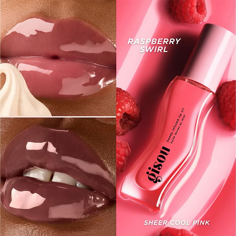 لیپ اویل گیسو با عصاره عسل-Honey Infused Lip Oil رنگ RASPBERRY SWIRL — تصویر ۴