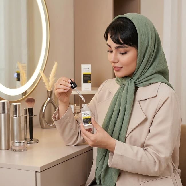 سرم حلزون کلاژن سادور حجم 50 میل – ضدچروک و ترمیم کننده — تصویر ۴