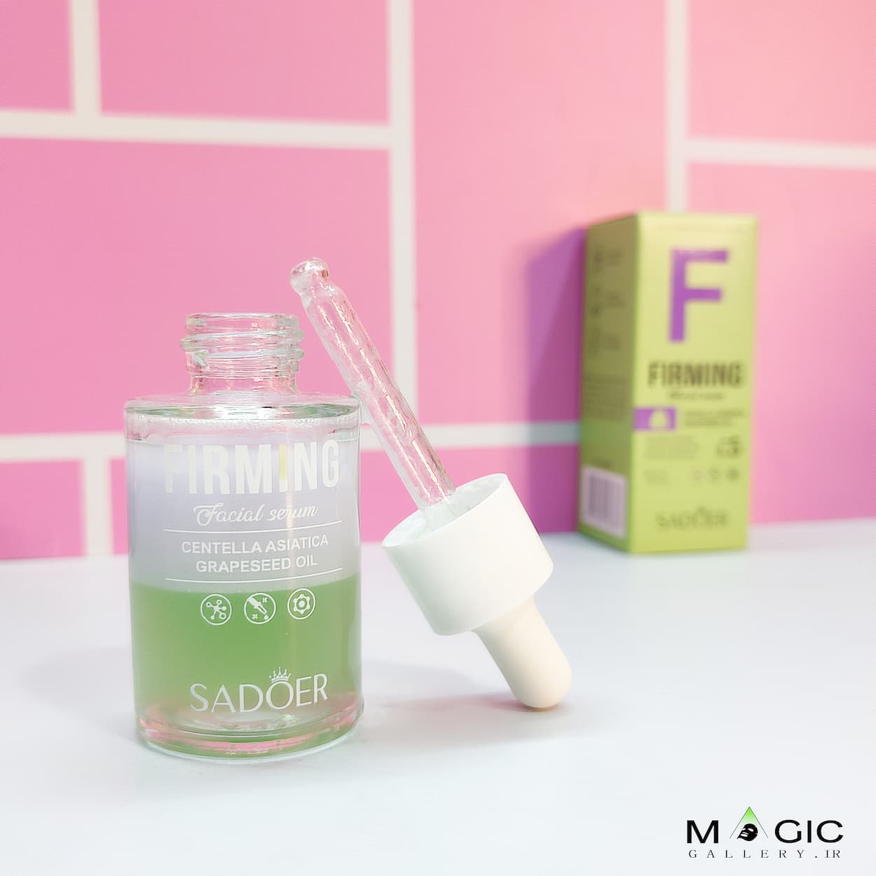 سرم فیرمینگ دوفاز سادور (Sadoer Firming Serum) حاوی سنتلا و روغن هسته انگور — تصویر ۴