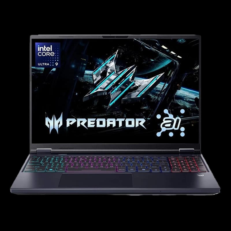 لپ تاپ ایسر PREDATOR HELIOS NEO 16 AI | Core Ultra 9-275HX | RTX 5060 | RAM 16GB | SSD 1TB