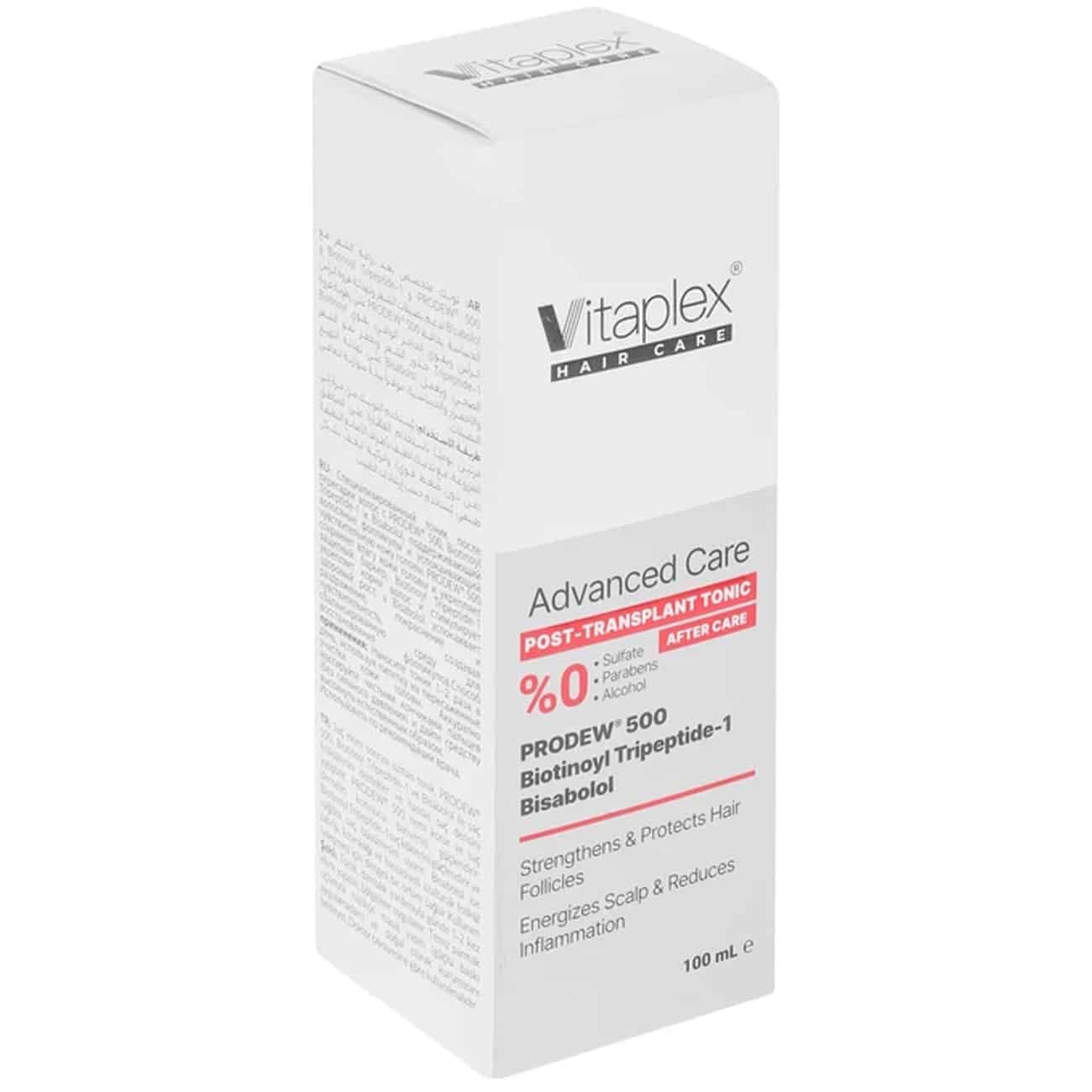 تونیک تقویت کننده پس از کاشت مو ویتاپلکس مدل Advanced Care حجم 100ml — تصویر ۴