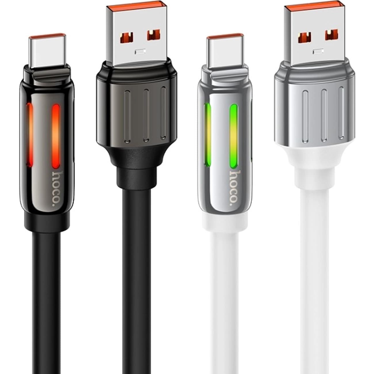 کابل تایپ سی هوکو مدل U136 با نور RGB طول 1.2 متر 5 آمپر — تصویر ۹