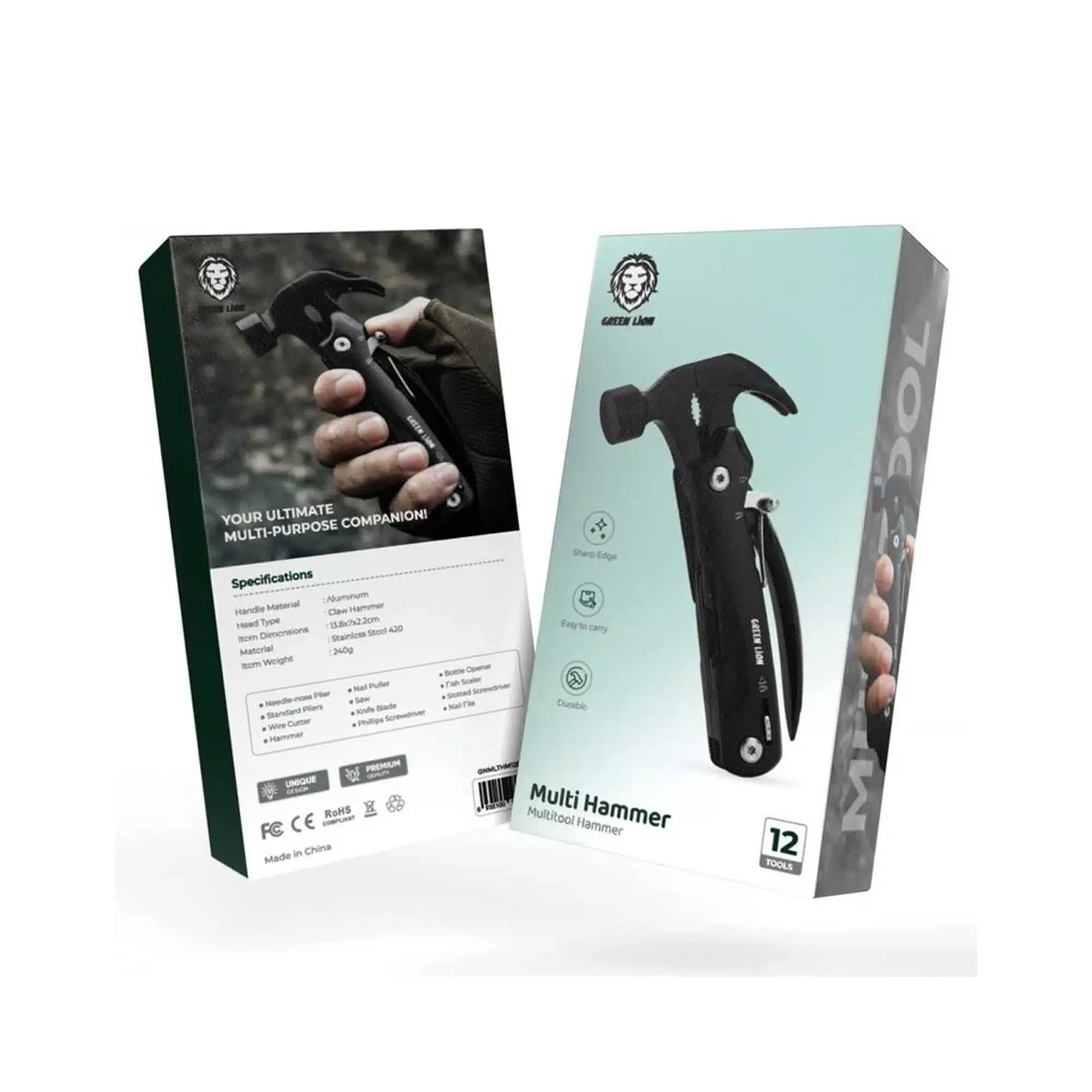 تبر و چکش چندکاره گرین لاین مدل Green Lion Multi Hammer — تصویر ۲