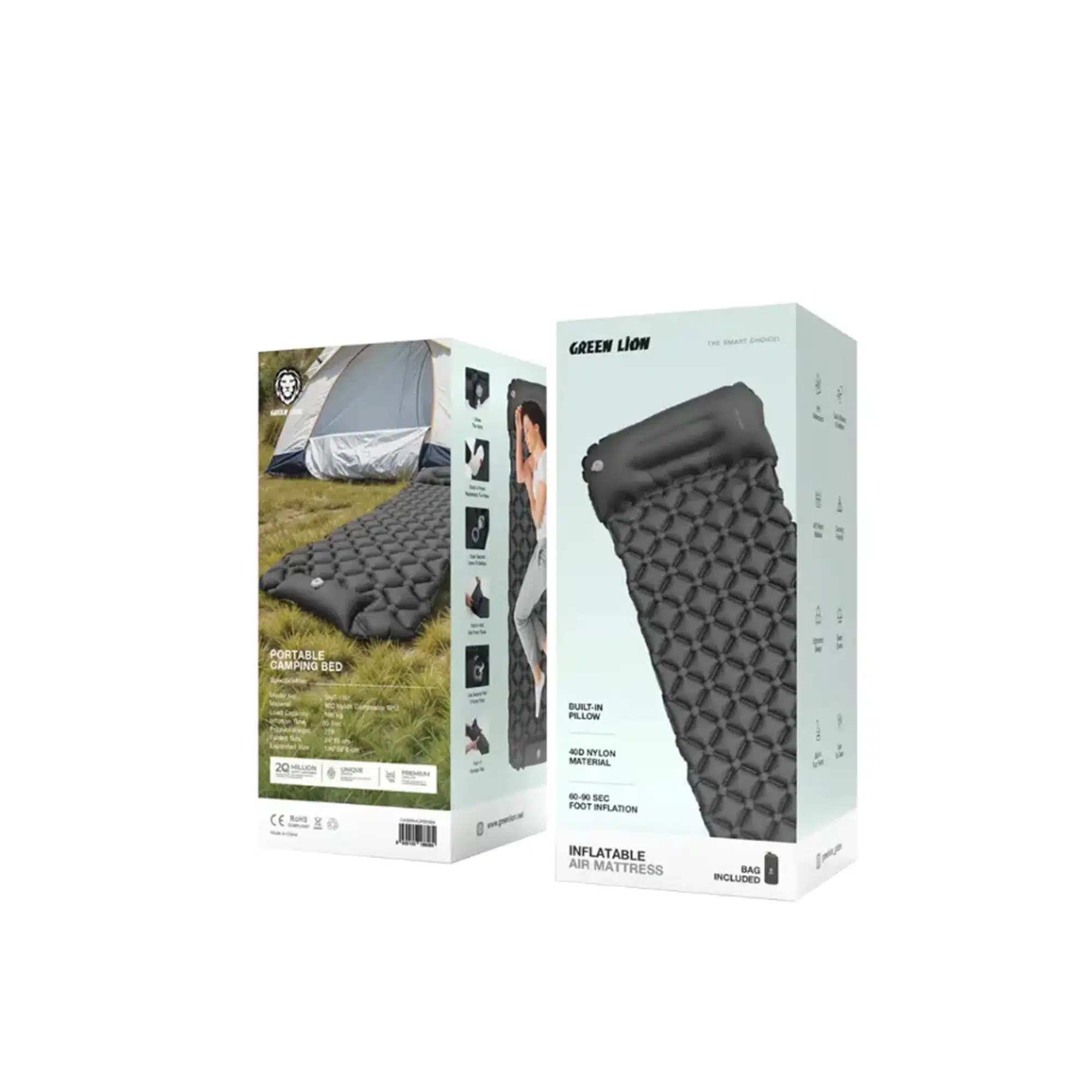 تشک بادی گرین لاین مدل Green Lion Inflatable Air Mattress — تصویر ۲