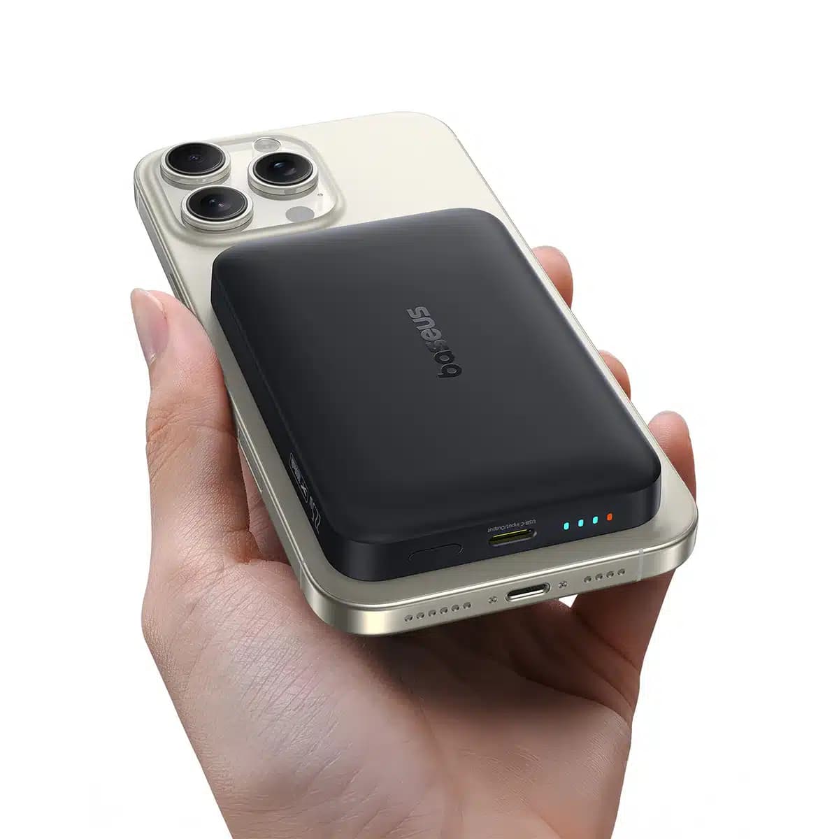 پاوربانک 10000 میلی‌آمپرساعت مگنتی باسئوس مدل Baseus EnerFill FM11 Power Bank — تصویر ۴