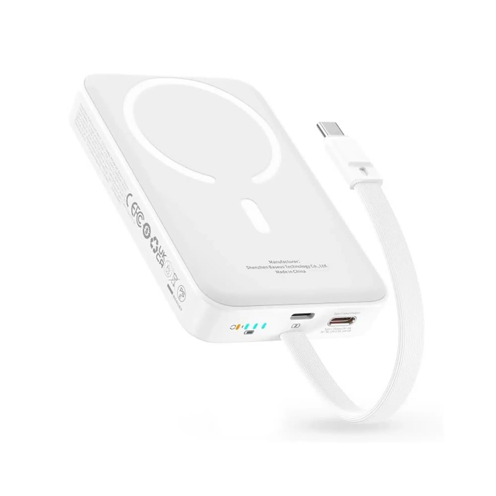 پاوربانک 10000 میلی‌آمپرساعت مگنتی باسئوس مدل Baseus PPCXM10T Mini Power Bank