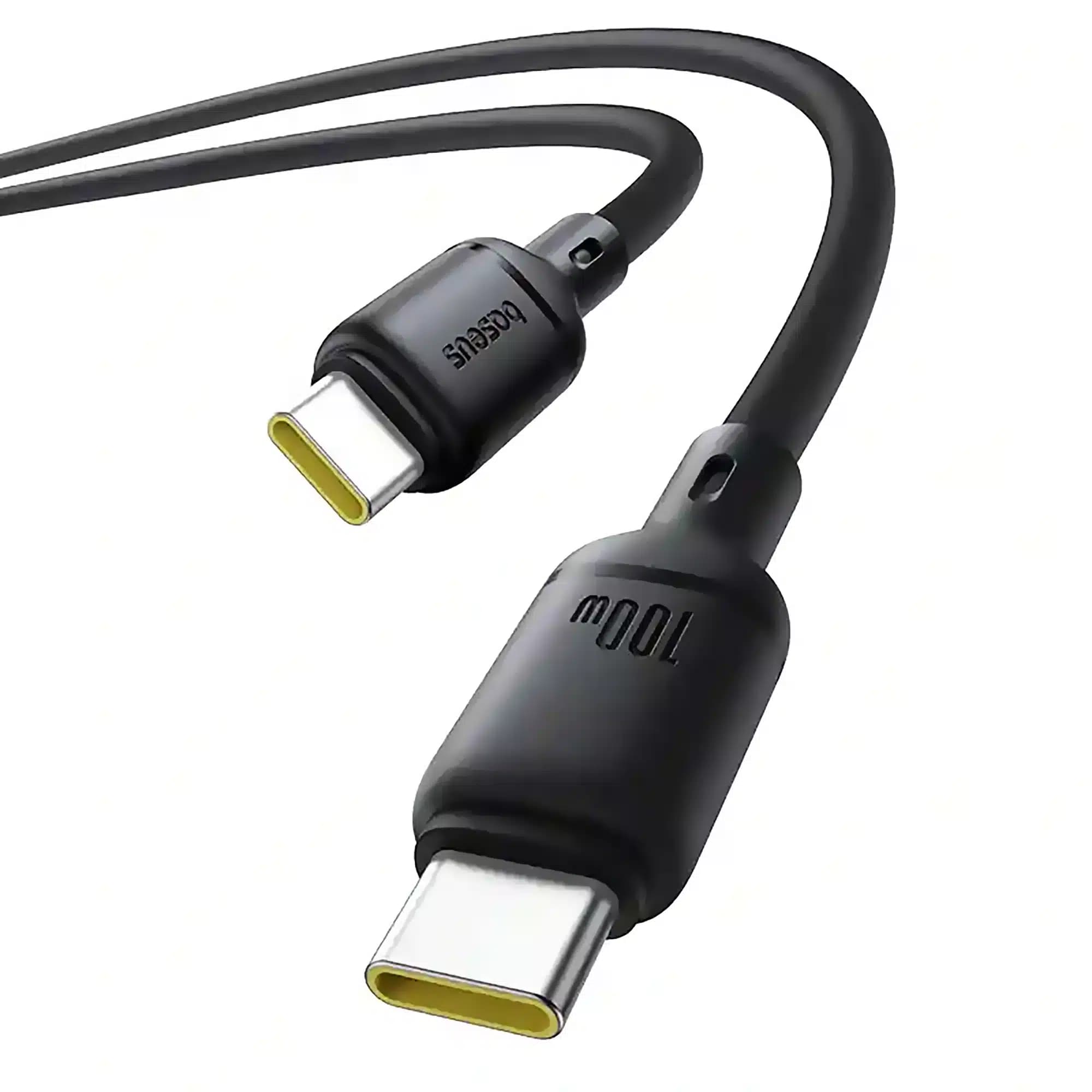 کابل باسئوس مدل Baseus Silky Series 100W USB-C to USB-C Cable (2m) — تصویر ۳
