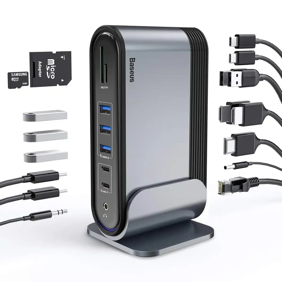 هاب 17 پورت باسئوس مدل Baseus UnionJoy Pro BS-OH152 USB-C Hub — تصویر ۲