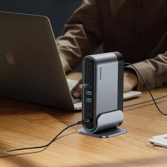 هاب 17 پورت باسئوس مدل Baseus UnionJoy Pro BS-OH152 USB-C Hub — تصویر ۴