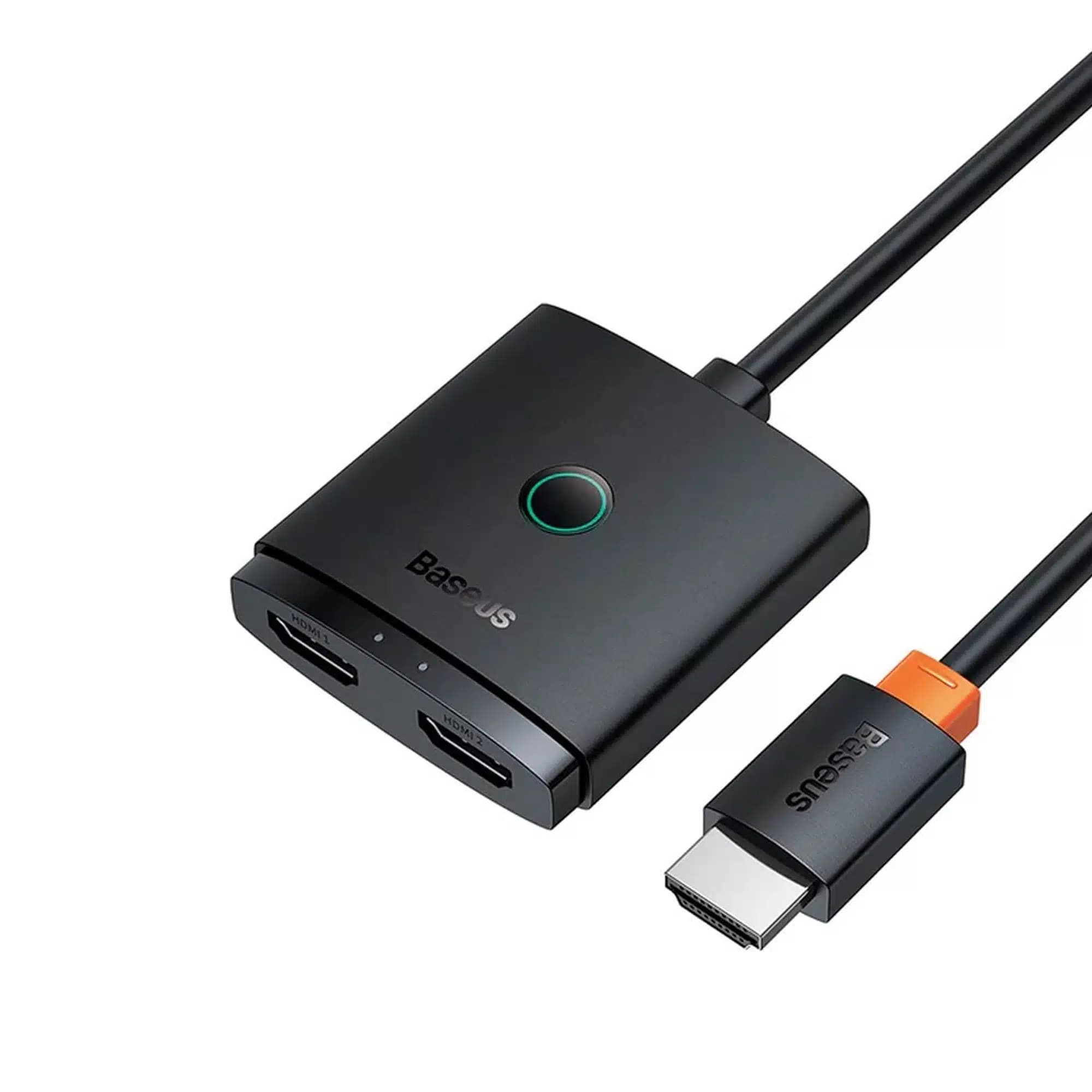 سوییچ دو پورت HDMI باسئوس مدل Baseus AIRJOY- BS-OH114HDMI Switch