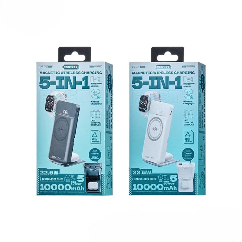 شارژر وایرلس 5 کاره ریمکس مدل Remax RPP-D — تصویر ۲