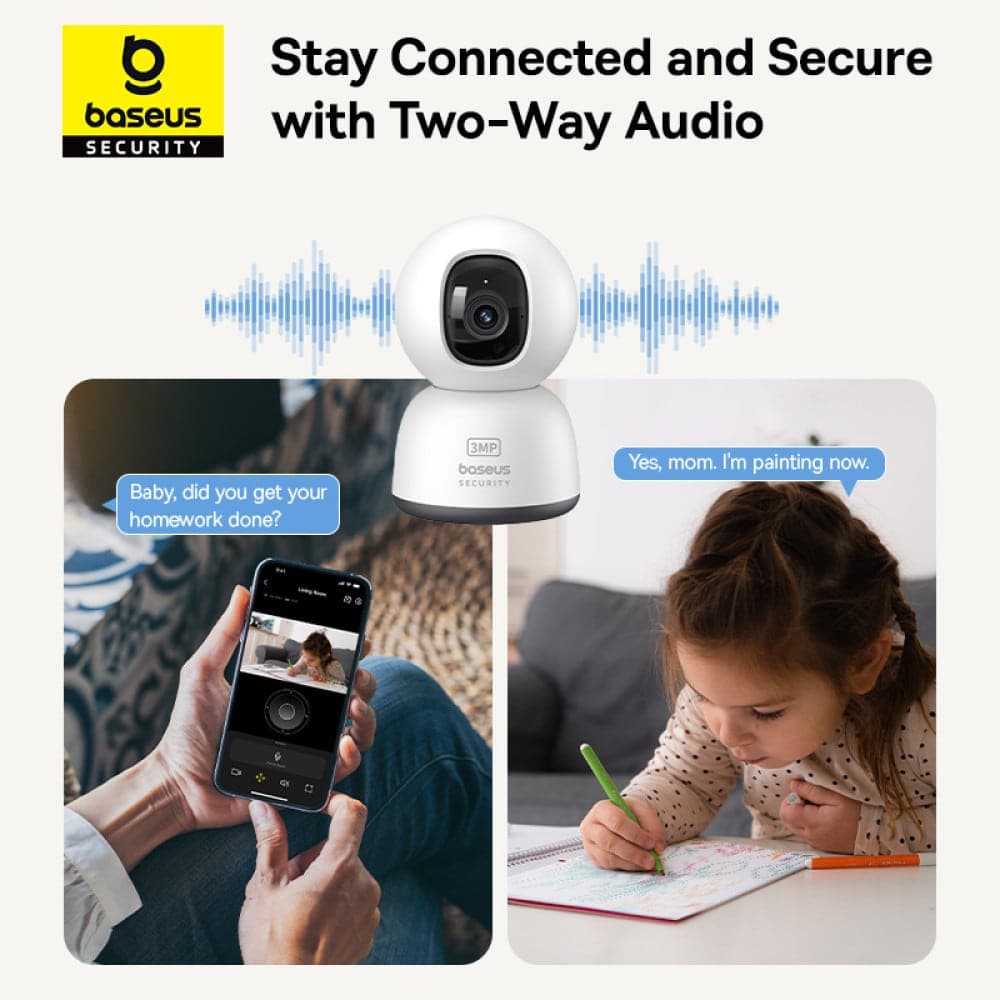 دوربین نظارتی باسئوس مدل Baseus P1 Lite 2K Indoor Camera — تصویر ۸