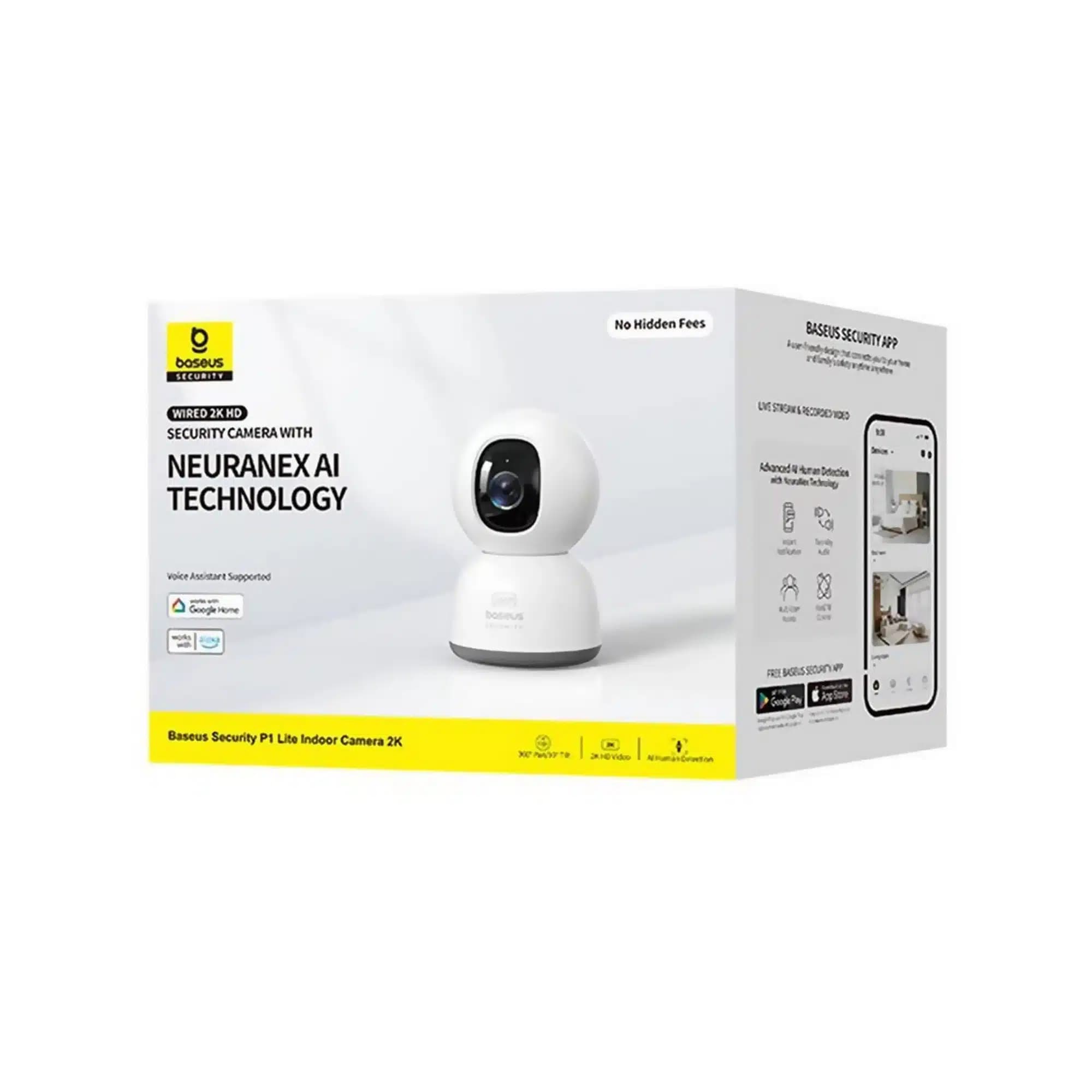 دوربین نظارتی باسئوس مدل Baseus P1 Lite 2K Indoor Camera — تصویر ۵