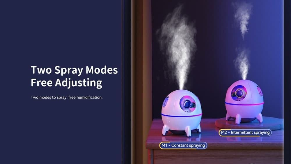 دستگاه بخور و رطوبت‌ساز سرد ریمکس مدل Remax RT-A730 Cool Mist Humidifier — تصویر ۳