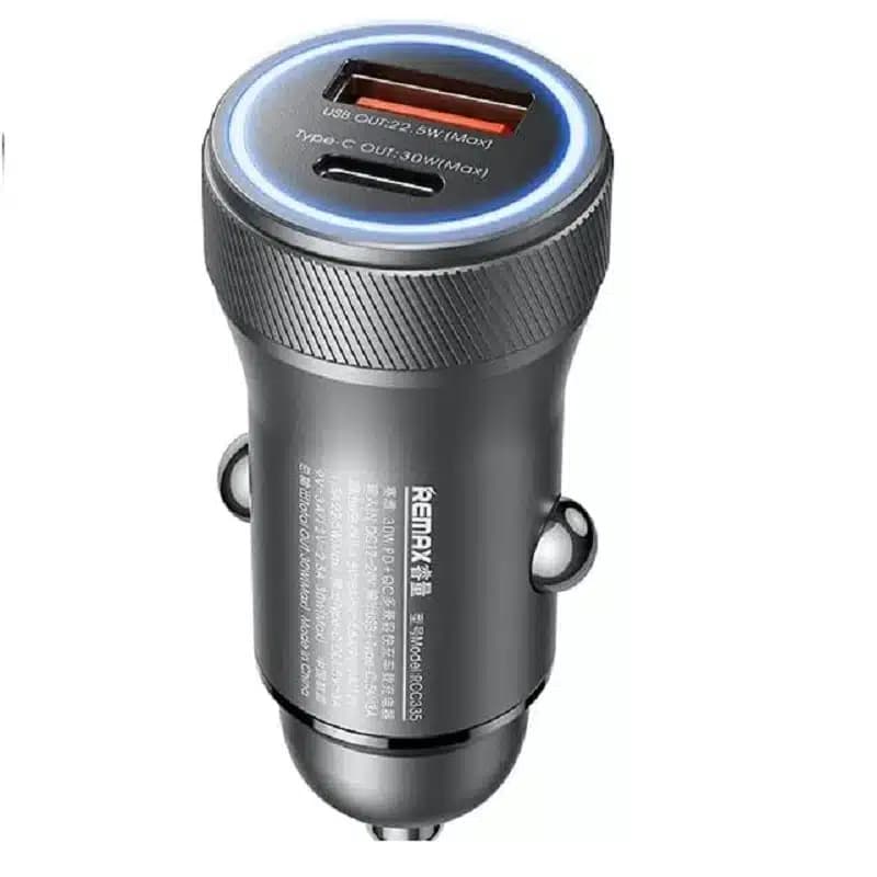 شارژر فندکی ریمکس مدل Remax RCC335 Car Charger