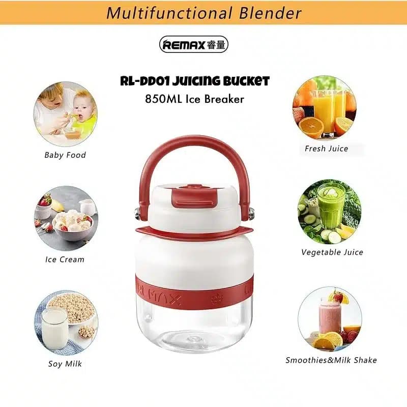 شیکر شارژی ریمکس مدل Remax RL-DD01 Electric Shaker — تصویر ۳