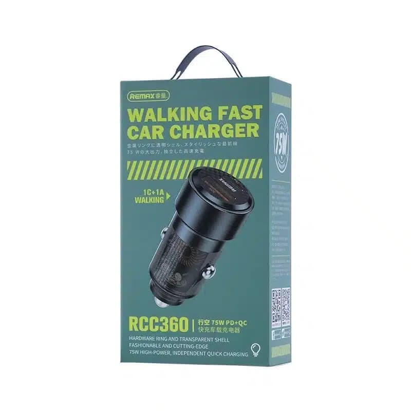 شارژر فندکی ریمکس مدل Remax RCC360 Car Charger — تصویر ۲