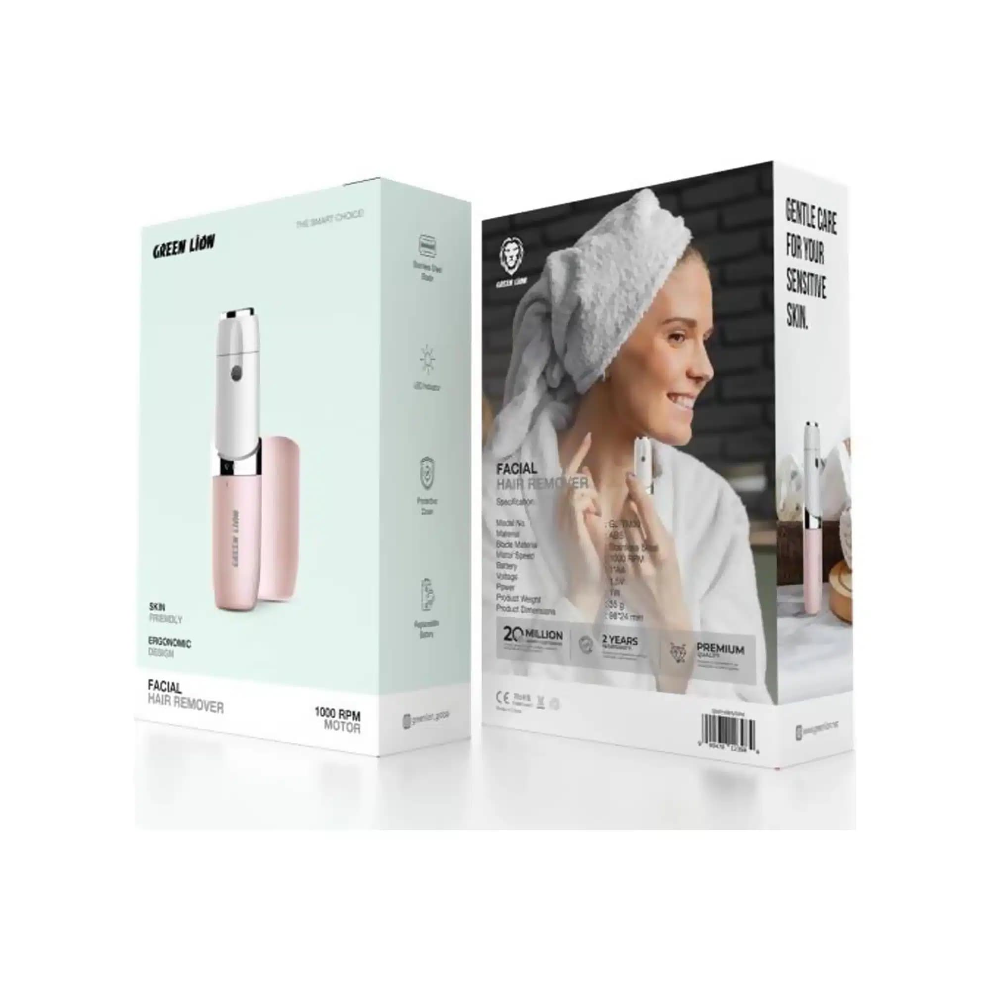 ماشین اصلاح موی صورت بانوان گرین لاین مدل Green Lion Facial Hair Remover — تصویر ۲