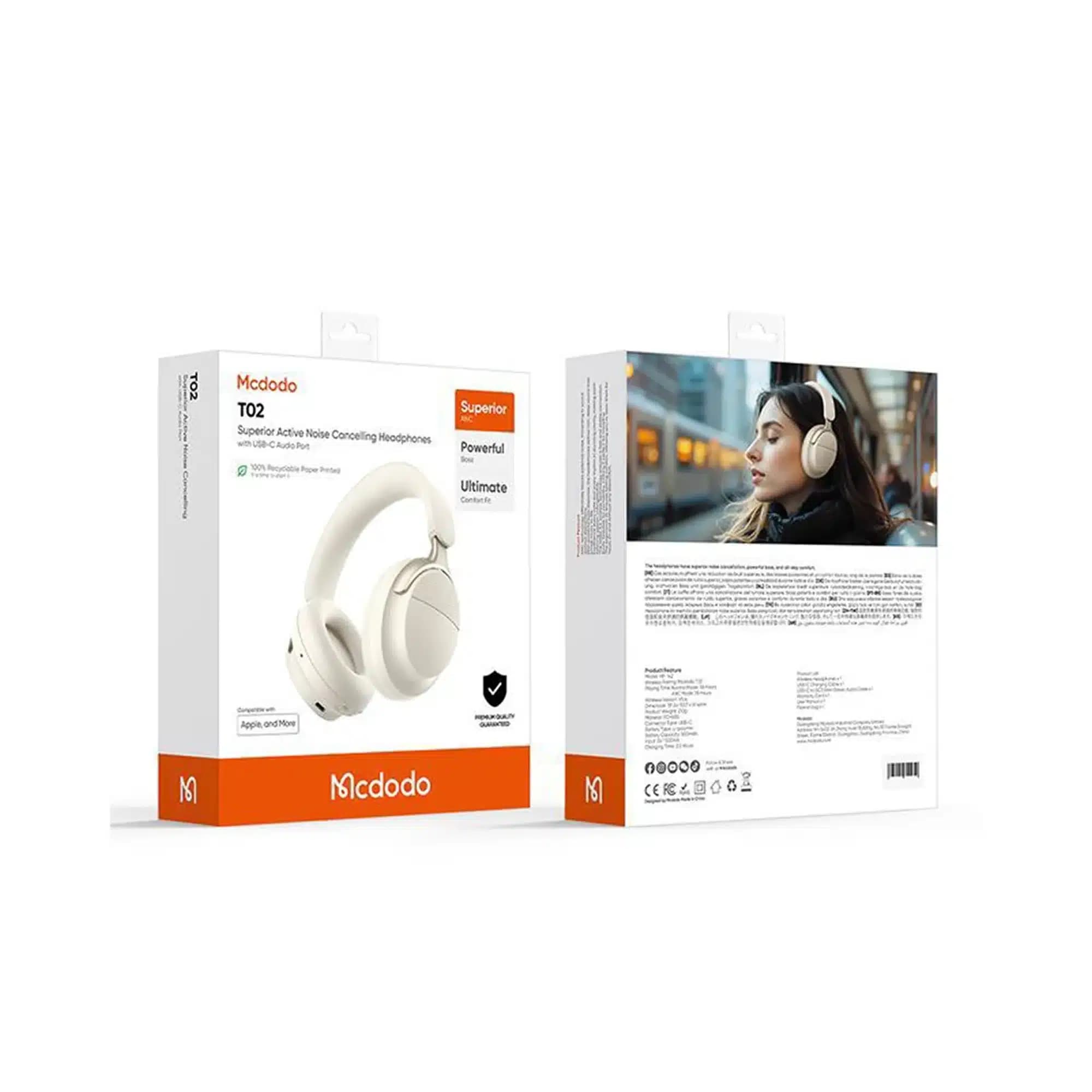 هدفون بلوتوثی مک دودو مدل Mcdodo HP-1421 Wireless Headphones — تصویر ۳