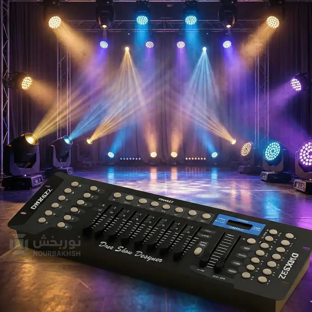 کنسول کنترل نور برند Night Star مدل EL-DMX192 — تصویر ۲