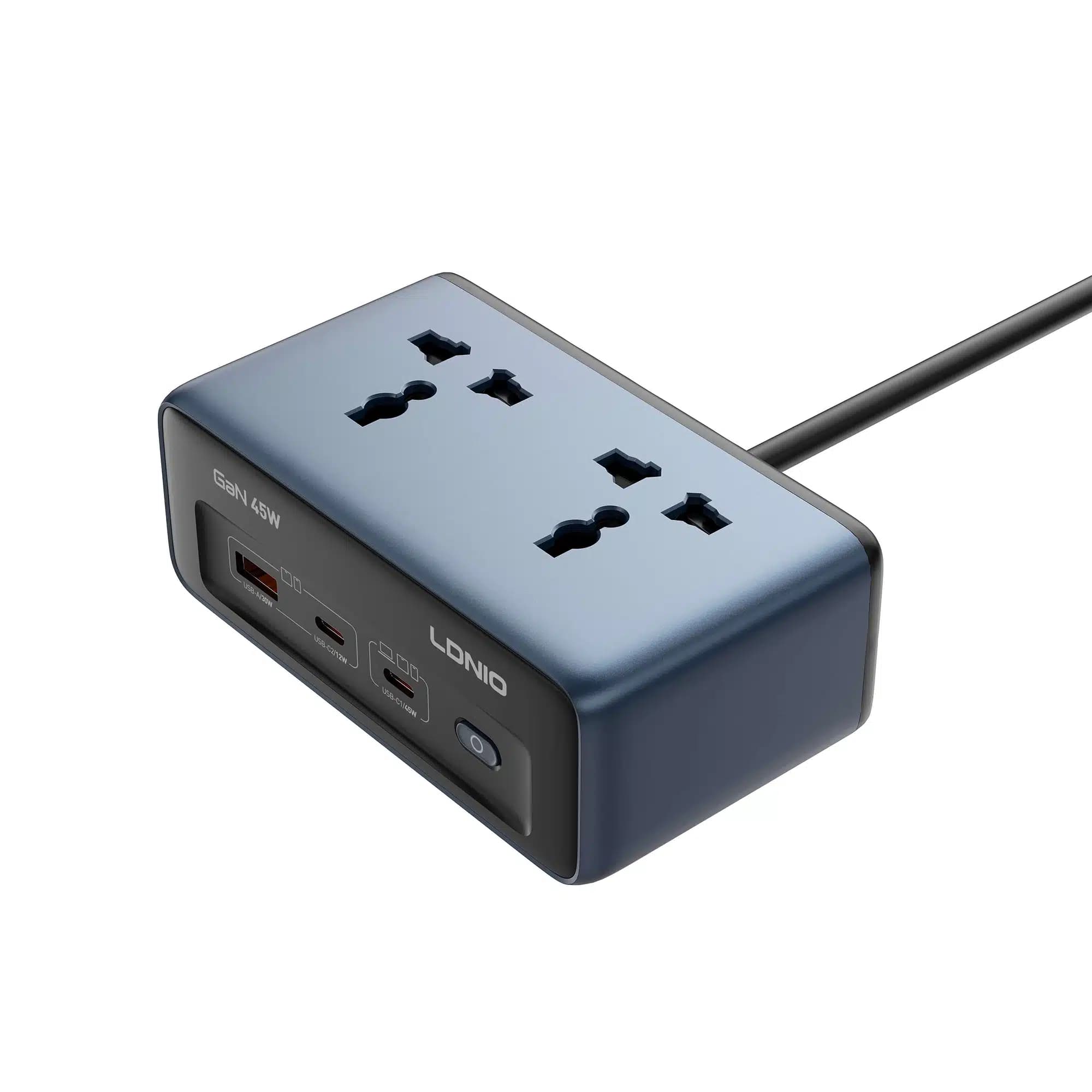 چندراهی برق و شارژر الدینیو مدل Ldnio Adapter SC1 — تصویر ۳