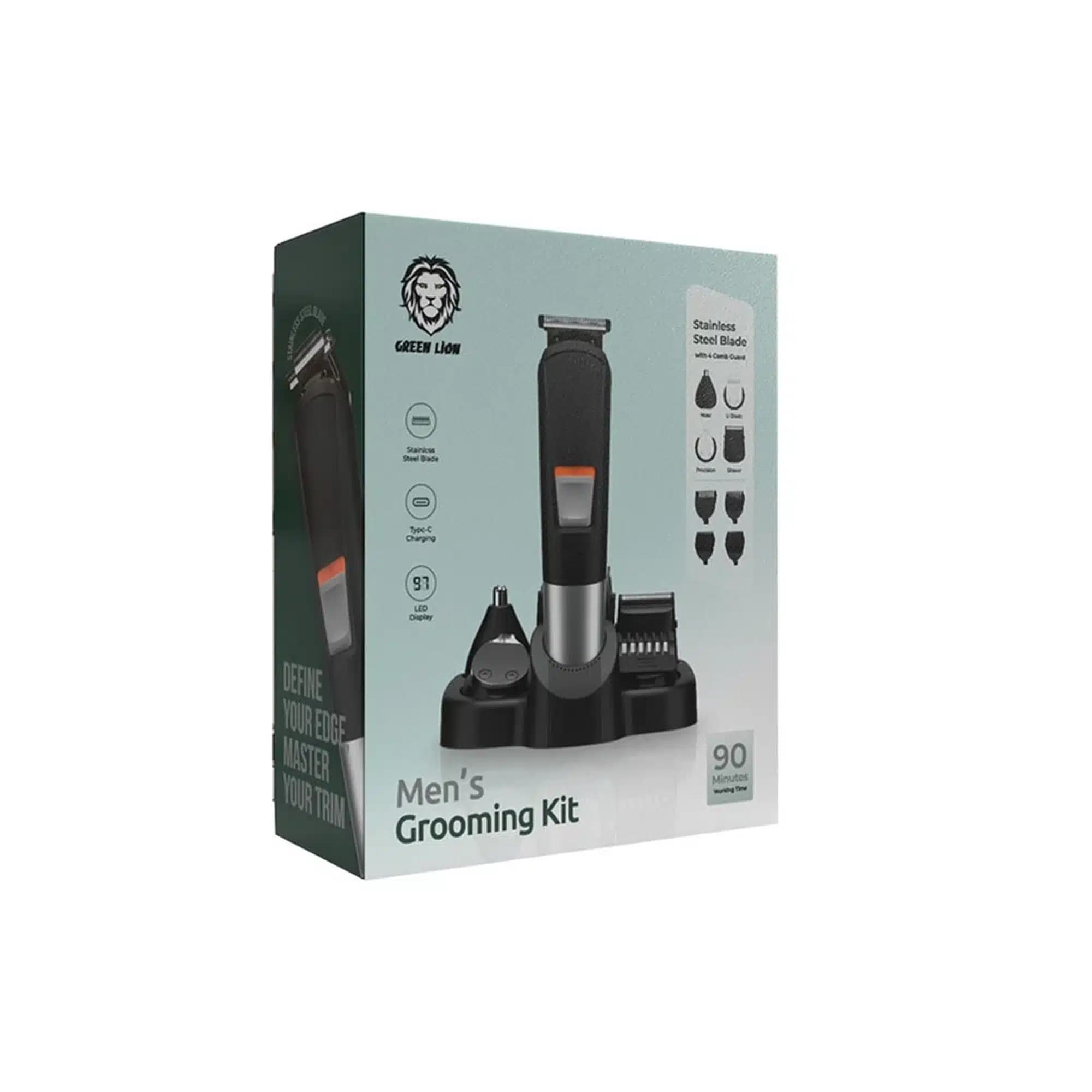 ماشین اصلاح موی سر و صورت گرین لاین مدل Green Lion Men’s Grooming Kit — تصویر ۲