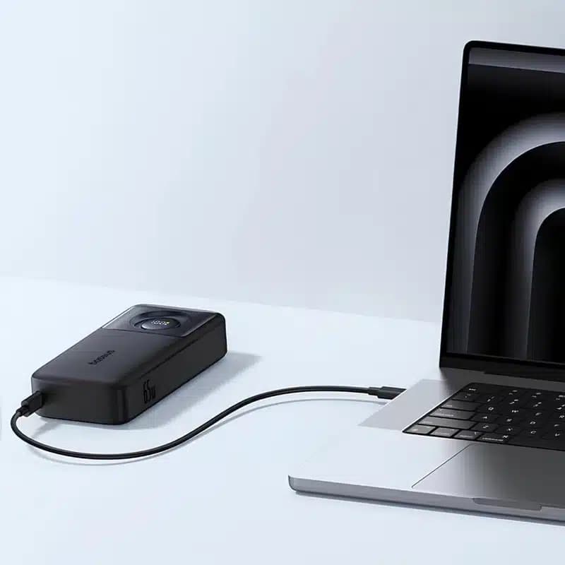 پاوربانک 20000 میلی‌آمپرساعت باسئوس مدل Baseus Nomos Power Bank — تصویر ۶