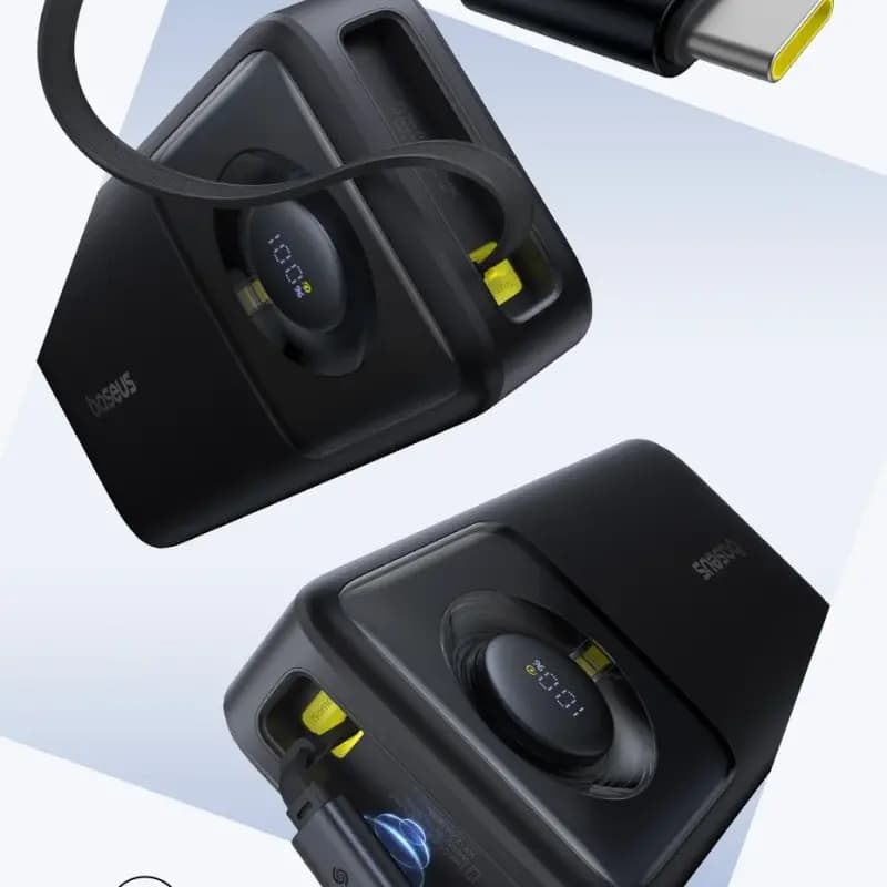 پاوربانک 20000 میلی‌آمپرساعت باسئوس مدل Baseus Nomos Power Bank — تصویر ۵