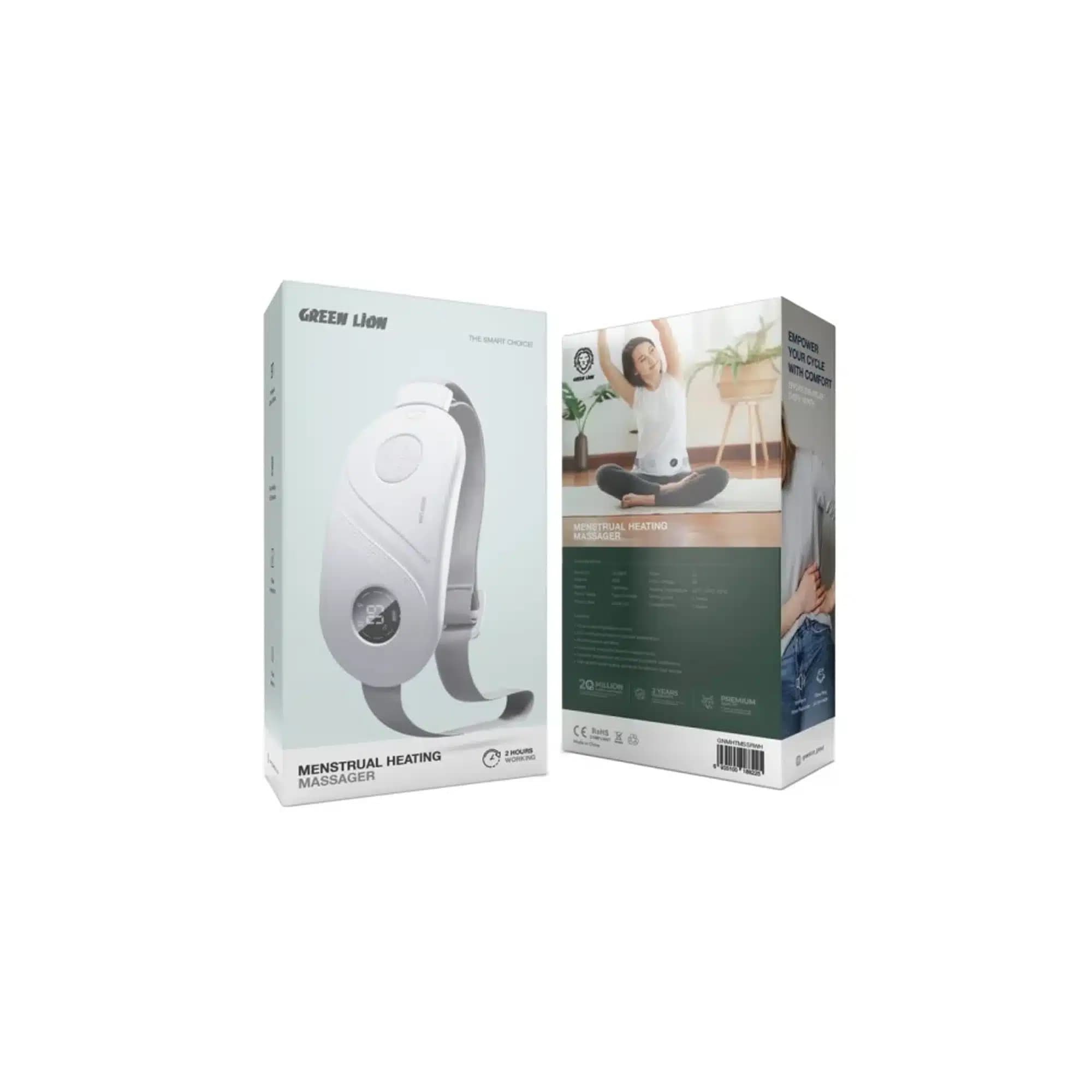 دستگاه ماساژور و گرم‌کننده شکم گرین لاین مدل Green Lion Menstrual Heating Massager — تصویر ۲