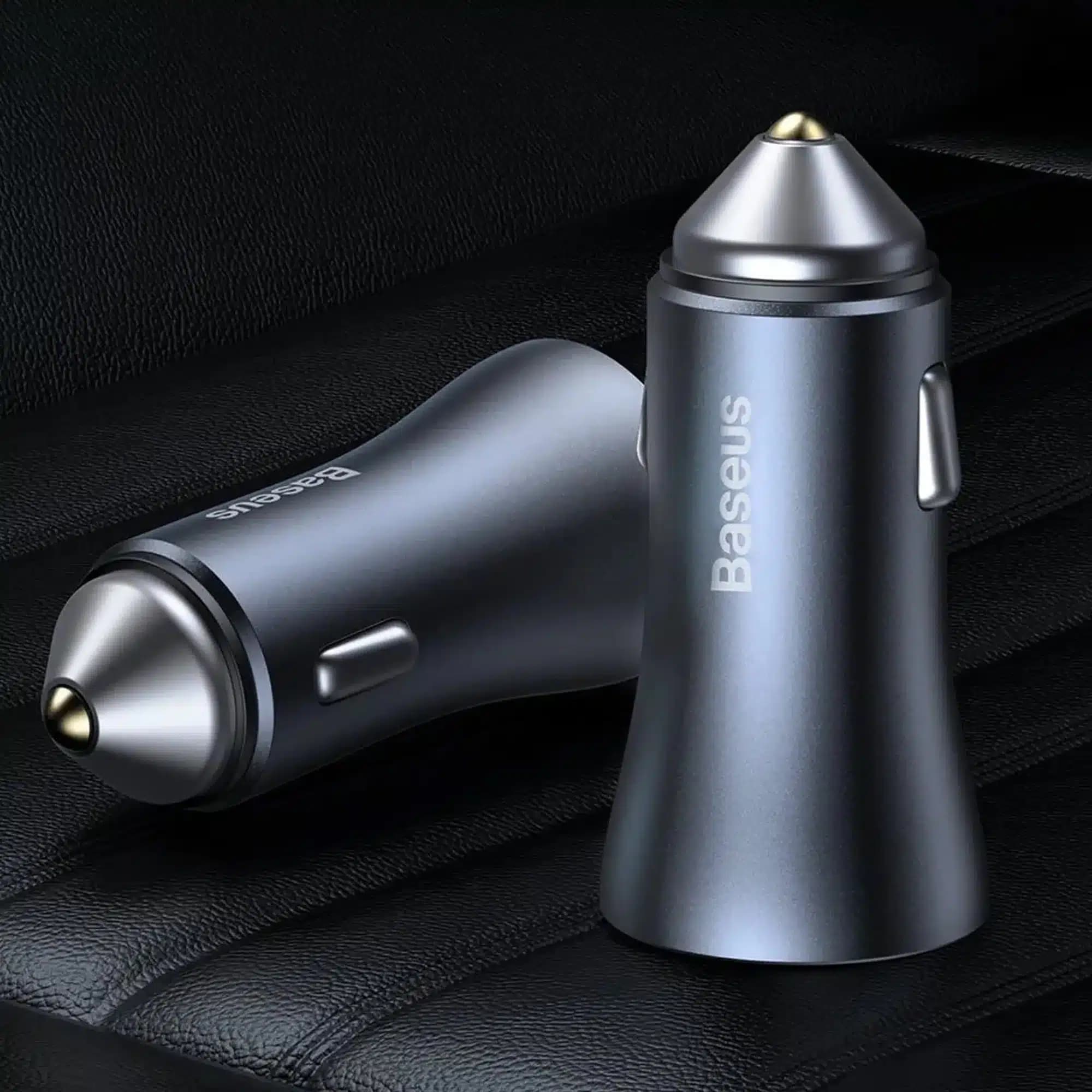 شارژر فندکی 40 وات باسئوس مدل Baseus Golden Contactor Pro U+C Car Charger — تصویر ۴