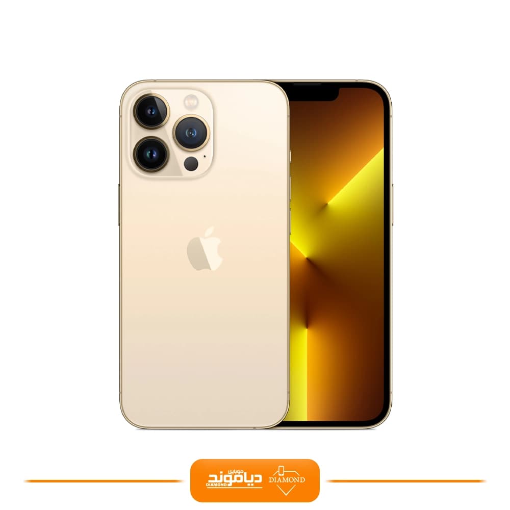 گوشی موبایل اپل مدل iPhone 13 Pro Max LLA تک سیم‌ کارت ظرفیت 512 گیگابایت و 6گیگابایت رم -در حد اکتیو باتری 100 (کارتن لیبل-مدل نامبر M)