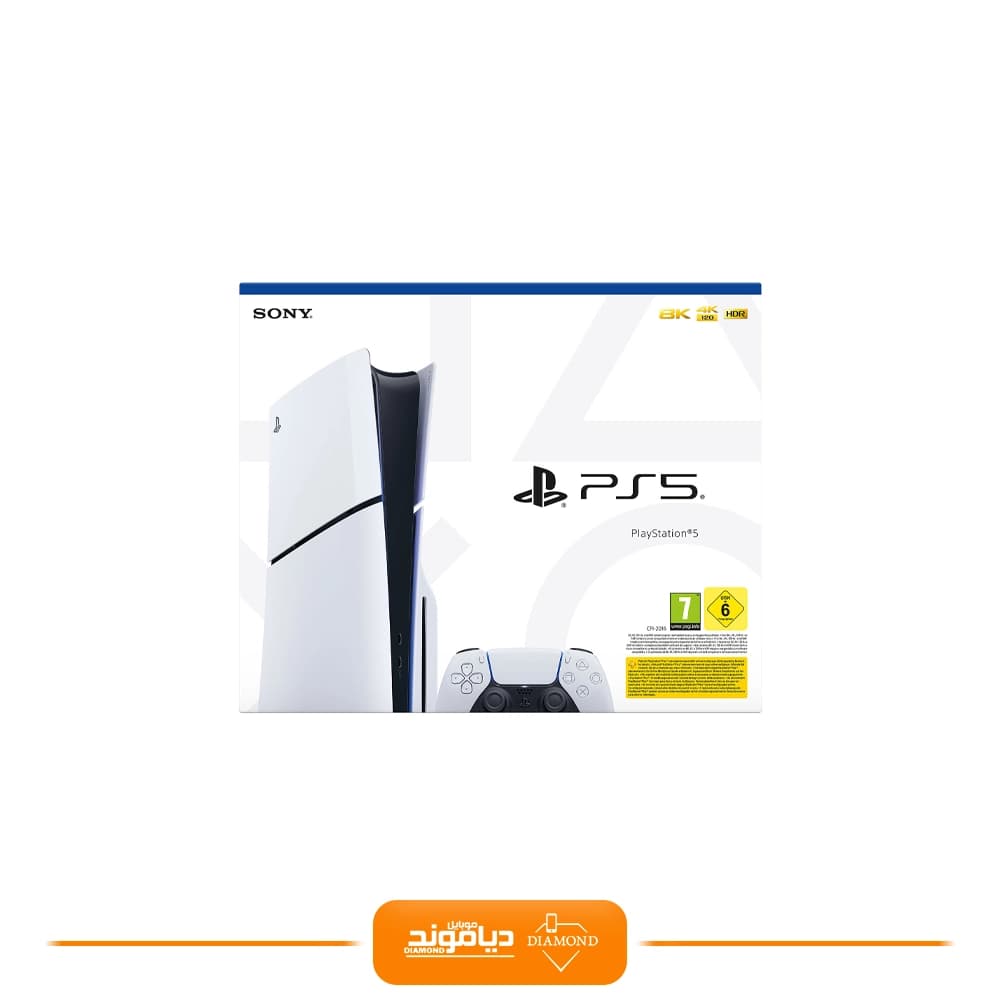 كنسول بازي سوني مدل Play station 5 slim standard (ديسک خور) ظرفيت يك ترابايت ريجن اروپا 2016 — تصویر ۶
