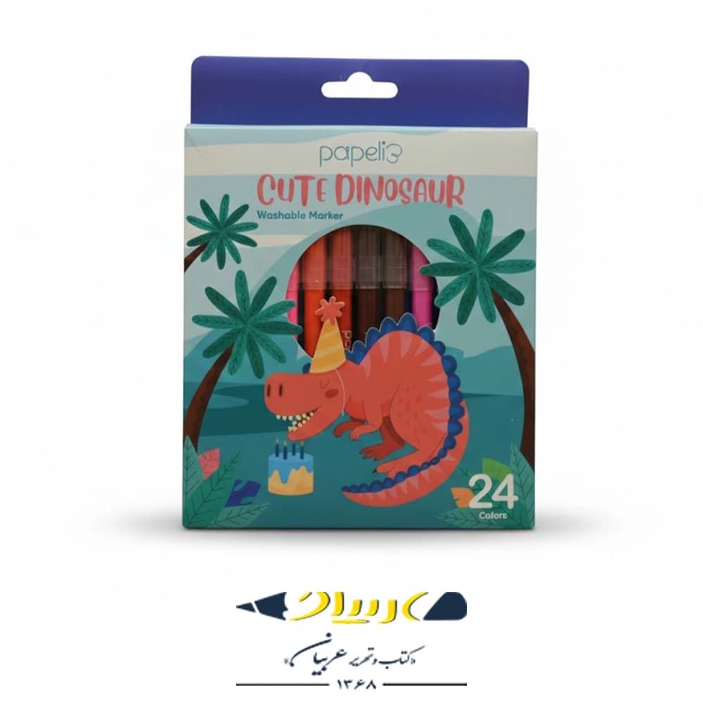 ماژیک رنگ آمیزی ۲۴ رنگ – مدل P-501005 — تصویر ۴