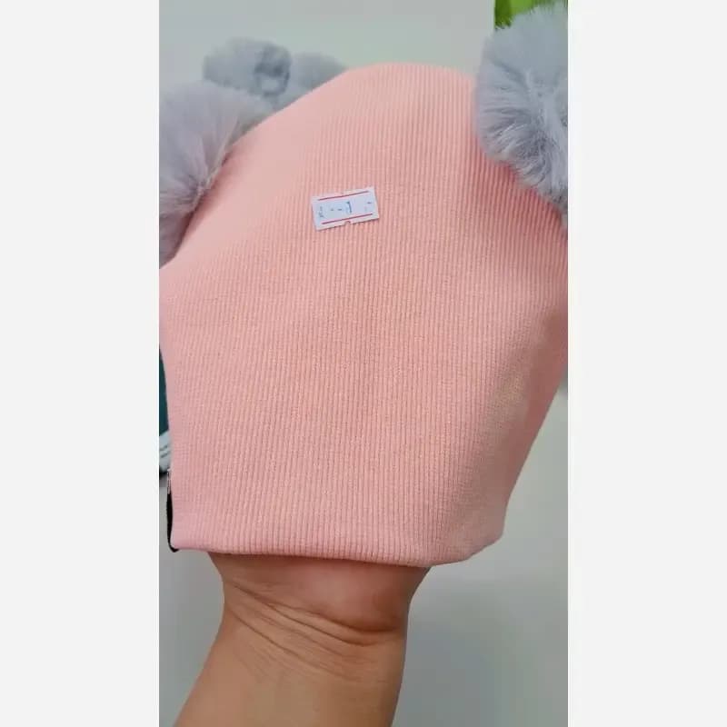 کلاه کودک پومدار فانریپ پنبه اسپرت سایز 1 و 2 مناسب 1 تا 4 سال — تصویر ۷