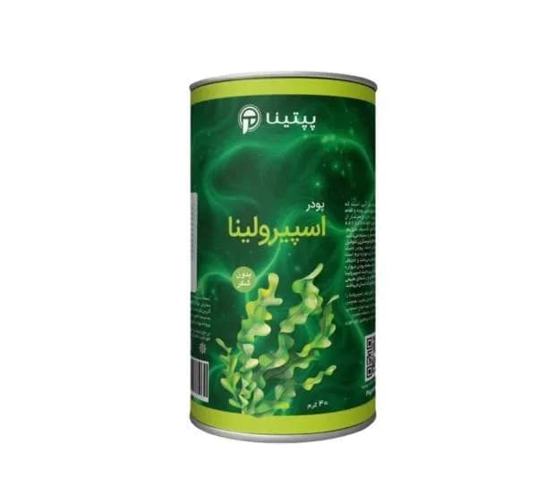 پودر اسپیرولینا سبز پپتینا وزن 40 گرم