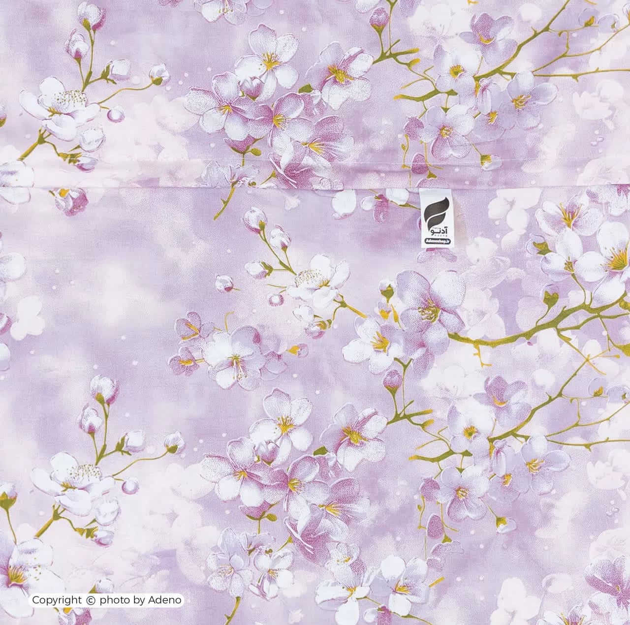 ملحفه آدنو مدل نبات کد FI119 دونفره سایز 220×240 سانتی‌متر — تصویر ۶