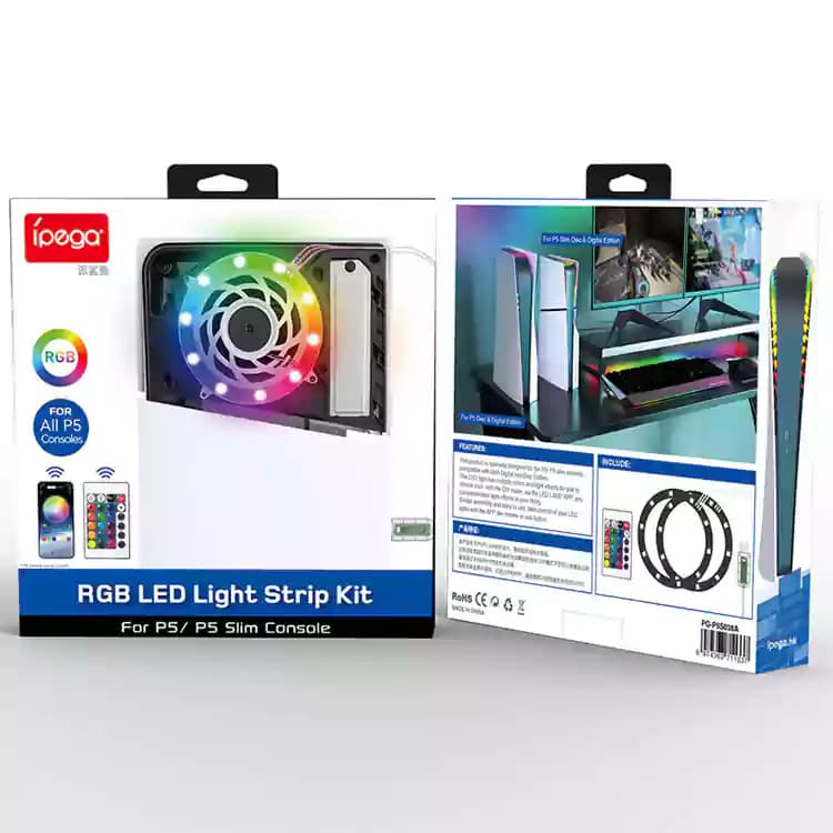 کیت نورپردازی RGB LED کنسول PS5 آی پگا