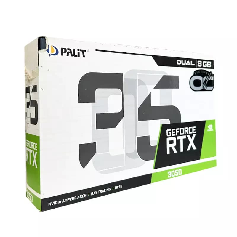 گرافیک Palit RTX 3050 Dual 8G GDDR6 استوک — تصویر ۷