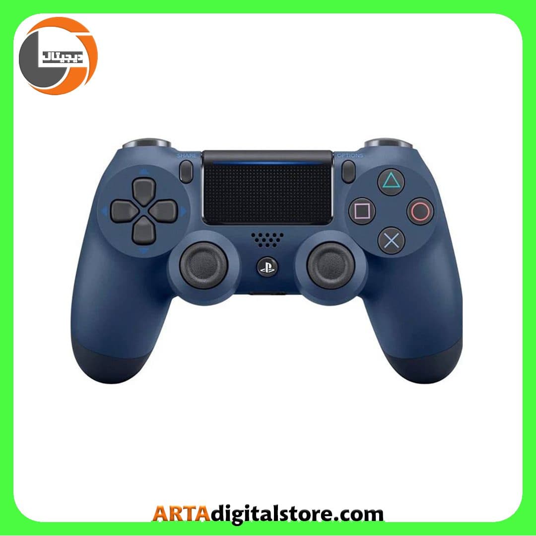 دسته بازی بی سیم PS4 Joystick Dark Blue — تصویر ۳