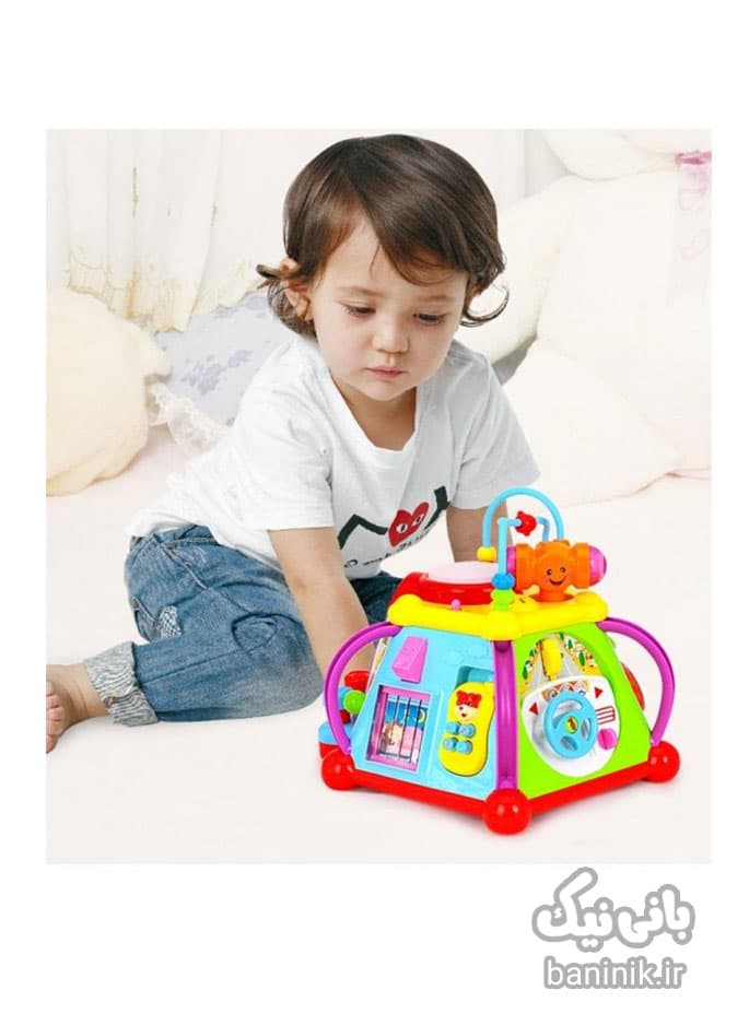 کلبه هوش موزیکال هولی تویز Hola Toys Cube