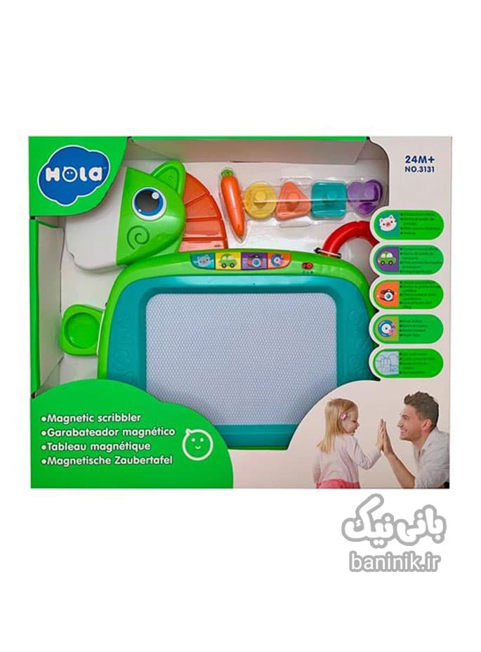 تخته مغناطیسی موزیکال هولی تویز Huile Toys Magnetic Board — تصویر ۴